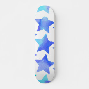 Stars mönster mini skateboard bräda 18,5 cm