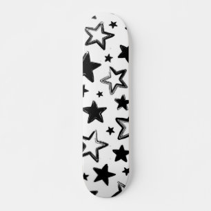 Stars mönster mini skateboard bräda 18,5 cm