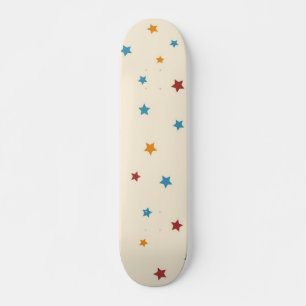Stars mönster mini skateboard bräda 18,5 cm