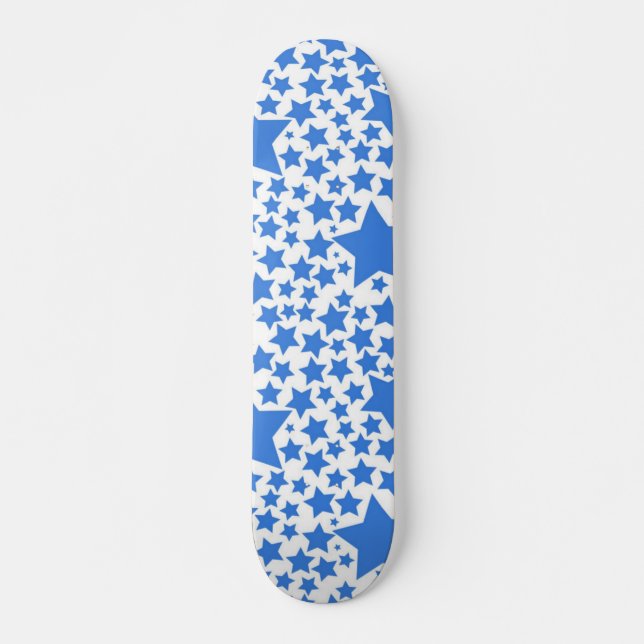 Stars mönster mini skateboard bräda 18,5 cm (Framsida)