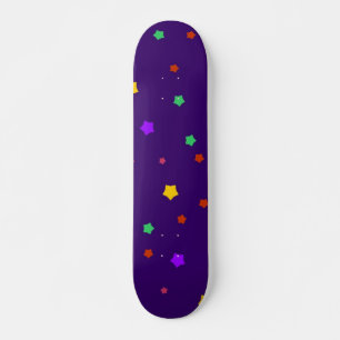 Stars mönster mini skateboard bräda 18,5 cm