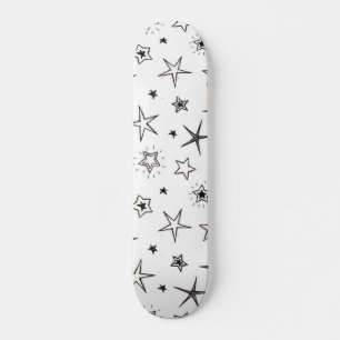 Stars mönster mini skateboard bräda 18,5 cm