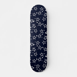 Stars mönster mini skateboard bräda 18,5 cm