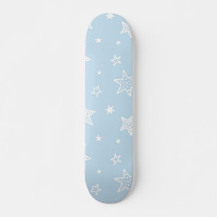 Stars mönster mini skateboard bräda 18,5 cm