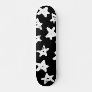Stars mönster mini skateboard bräda 18,5 cm
