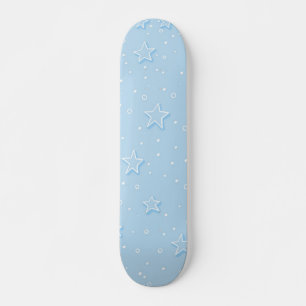 Stars mönster mini skateboard bräda 18,5 cm