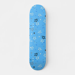 Stars mönster mini skateboard bräda 18,5 cm