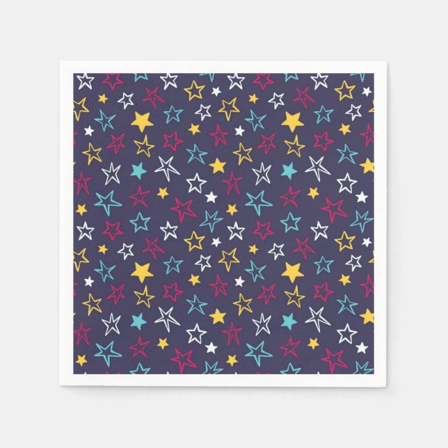 Stars mönster pappersservett (Framsidan)