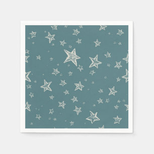 Stars mönster pappersservett