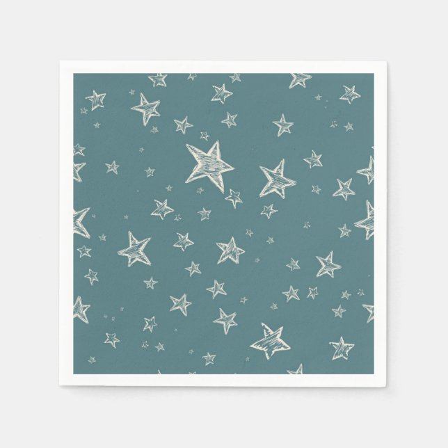 Stars mönster pappersservett (Framsidan)