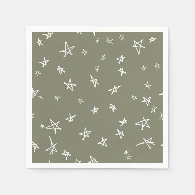 Stars mönster pappersservett (Framsidan)