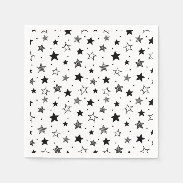 Stars mönster pappersservett (Framsidan)