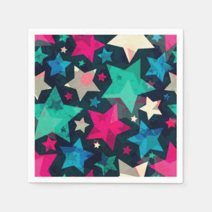 Stars mönster pappersservett
