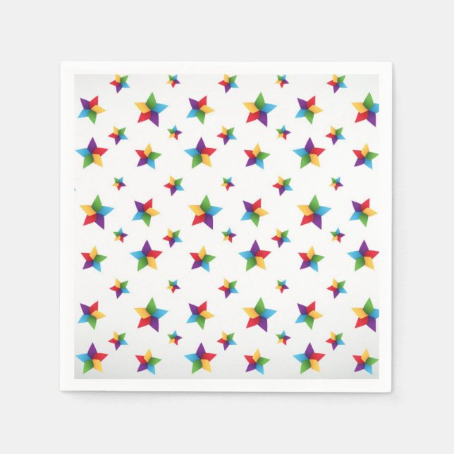 Stars mönster pappersservett (Framsidan)
