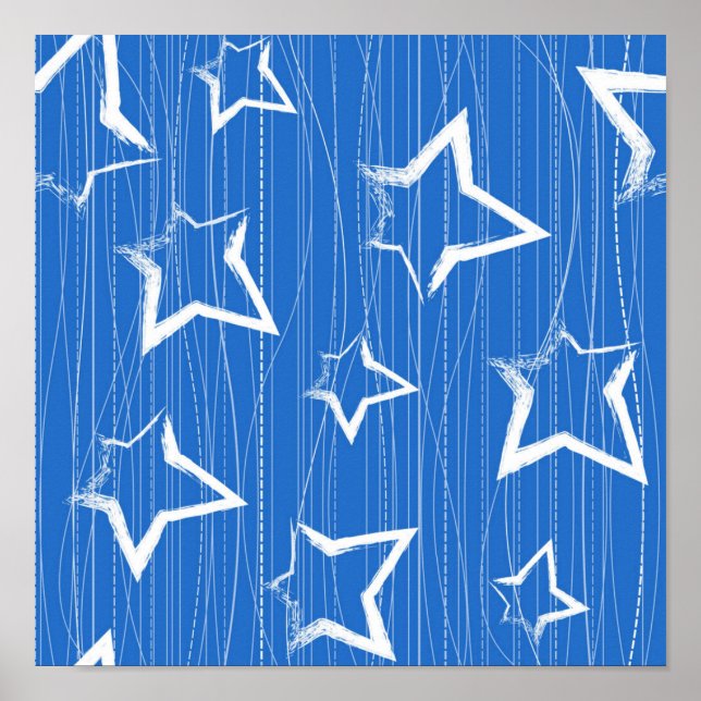 Stars mönster poster (Framsidan)