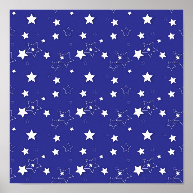 Stars mönster poster (Framsidan)