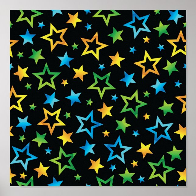 Stars mönster poster (Framsidan)