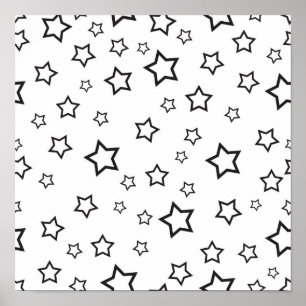 Stars mönster poster