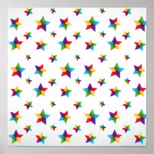 Stars mönster poster
