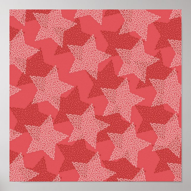 Stars mönster poster (Framsidan)