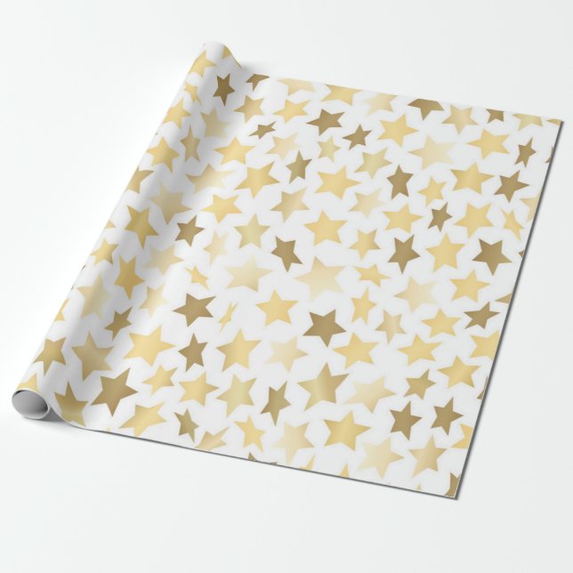 Stars mönster presentpapper (Utrullad)