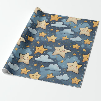 Stars mönster presentpapper