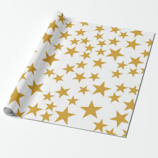 Stars mönster presentpapper (Utrullad)