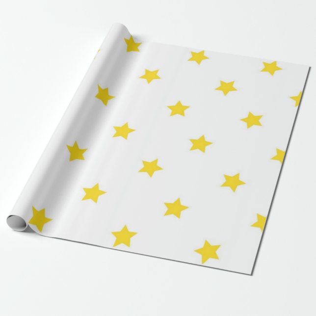 Stars mönster presentpapper (Utrullad)