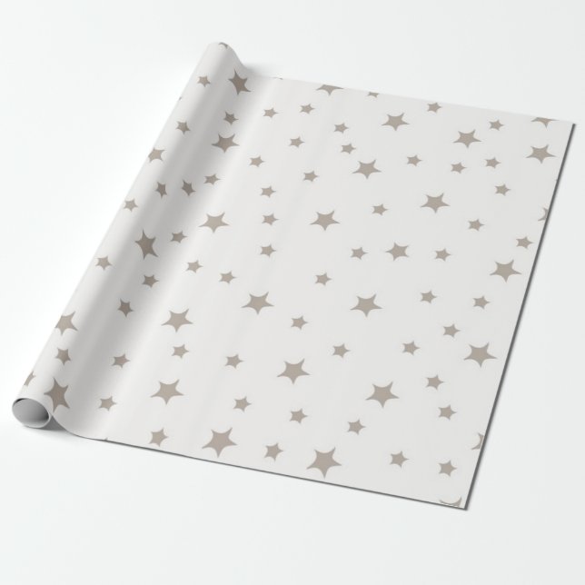 Stars mönster presentpapper (Utrullad)