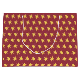 Stars Mönster Trending Färg Maroon Guld