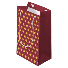 Stars Mönster Trending Färg Maroon Guld