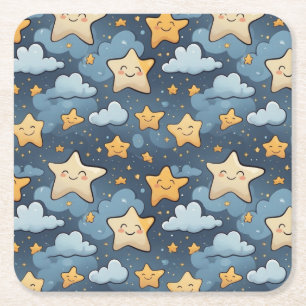 Stars mönster underlägg papper kvadrat