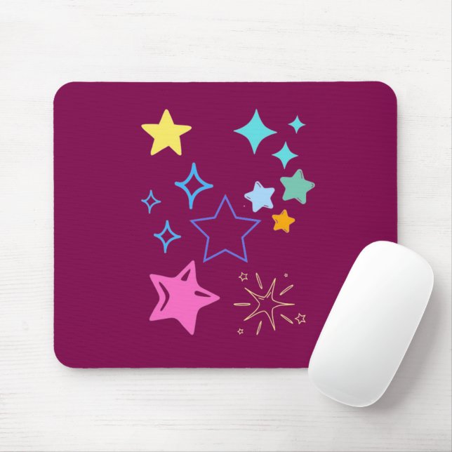 Stars Mousepad Musmatta (Med mus)