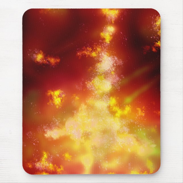 Stars Night Himmel Midnight Milky Way Orange Musmatta (Framsidan)