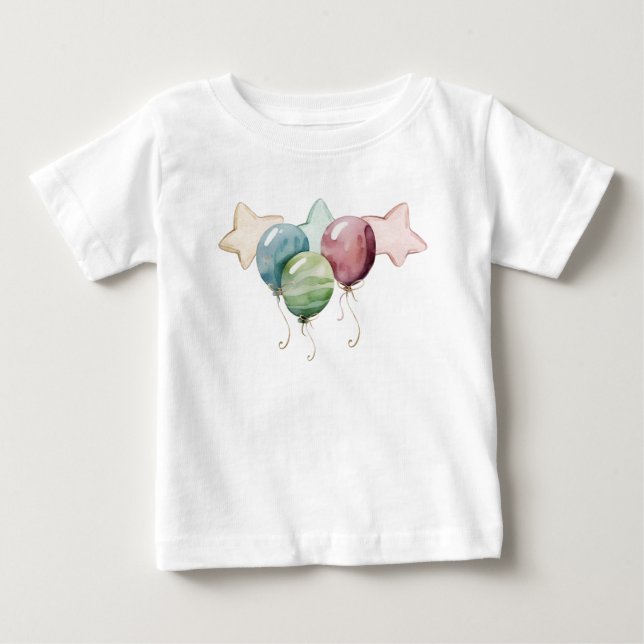 Stars och ballonger t shirt (Framsida)