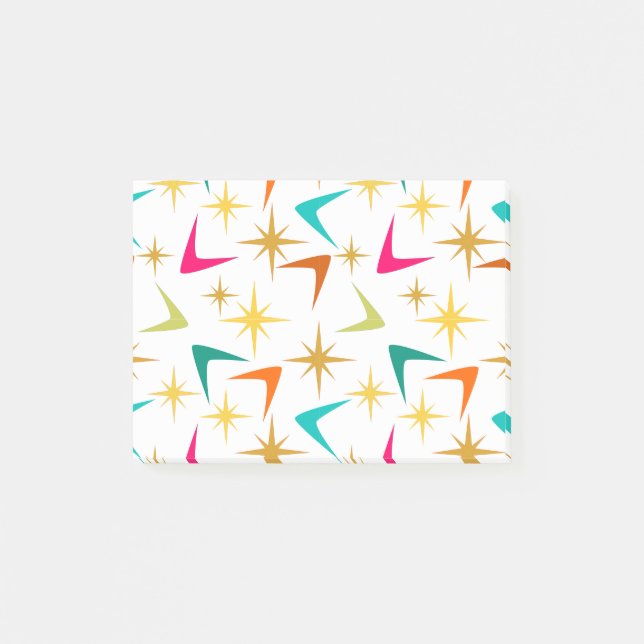 Stars och boomerangs post-it block (Framsida)