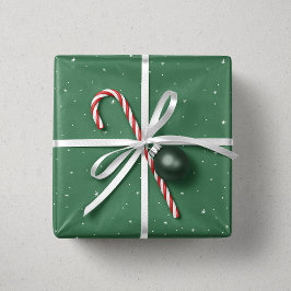 Stars och gröntar, vit söt roligt jul presentpapper