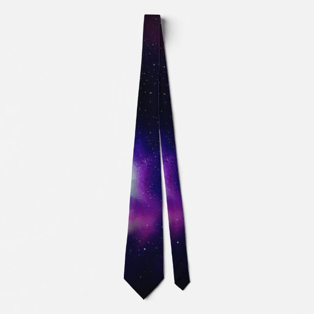 Stars och Lila Nebula Space Starfield Astro Slips (Framsida)