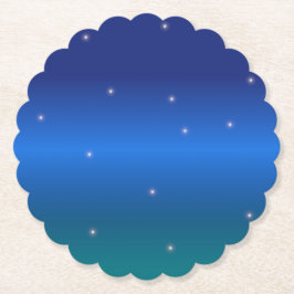 Stars och nattverks Himlar Winter Magic Underlägg Papper