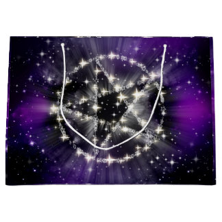 Stars och pentagram-presentsäck