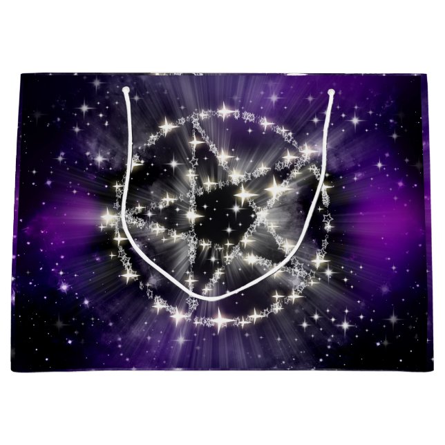 Stars och pentagram-presentsäck (Framsidan)