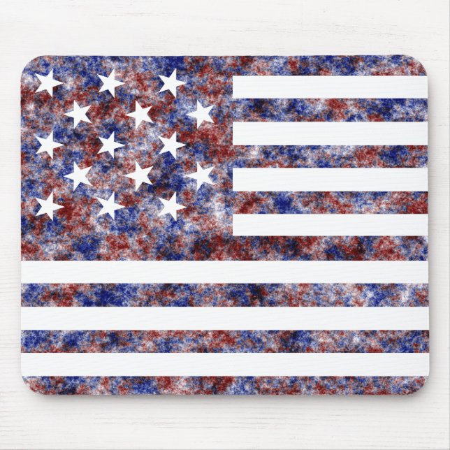 Stars och remsor Mousepad Musmatta (Framsidan)