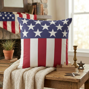 Stars och stripes American Flagga Kudde