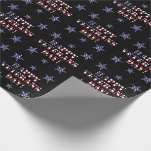 Stars och stripes American Lycklig Veterans Day Presentpapper