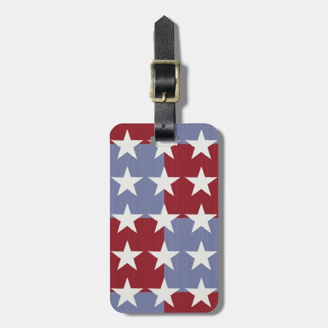 Stars och stripes bagagebricka (Vertikal Framsida)