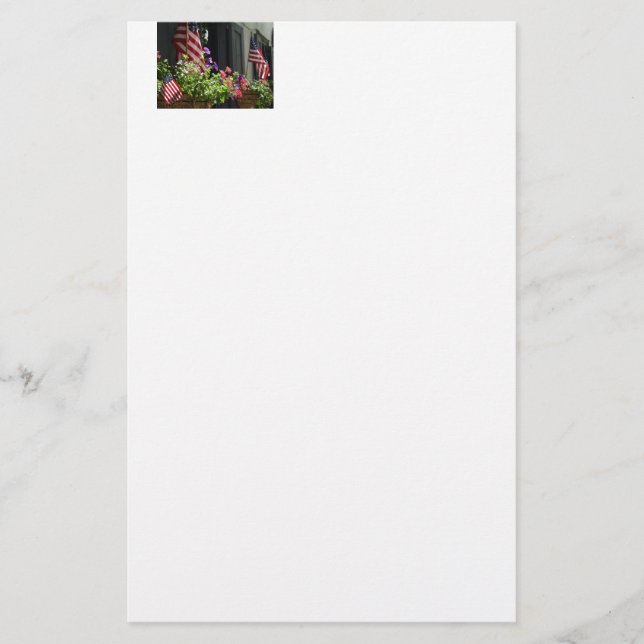 Stars och stripes brevpapper (Framsida)