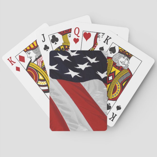 Stars och stripes casinokort (Baksidan)