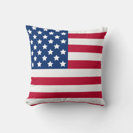 Stars och stripes Classic Patriotic USA flagga Kudde
