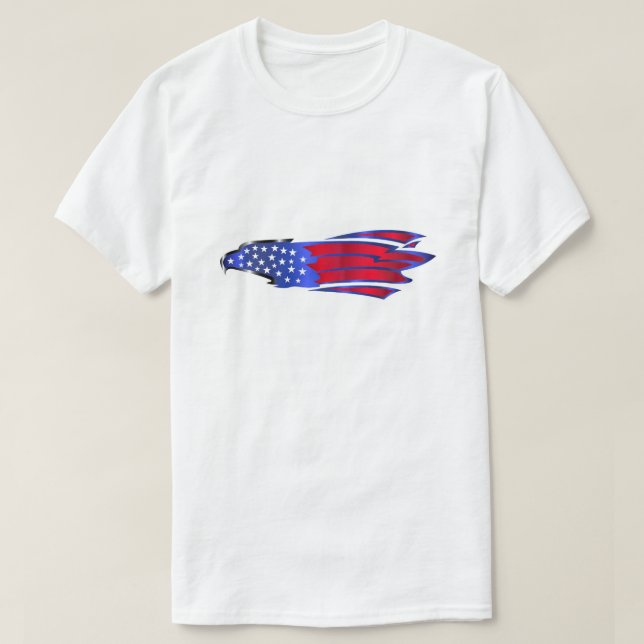 Stars och stripes Eagle T-shirt (Design framsida)