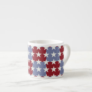 Stars och stripes espressomugg